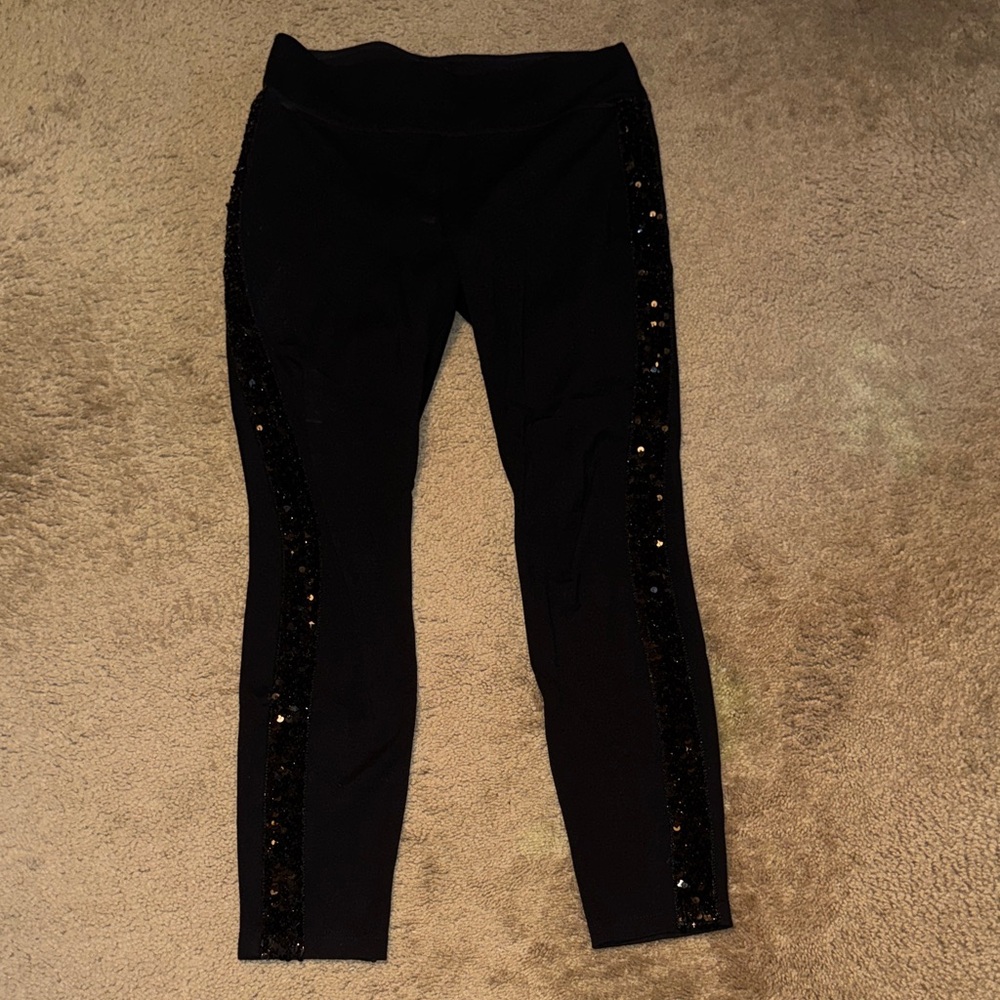 INC International Concepts Black Stretch Leggings